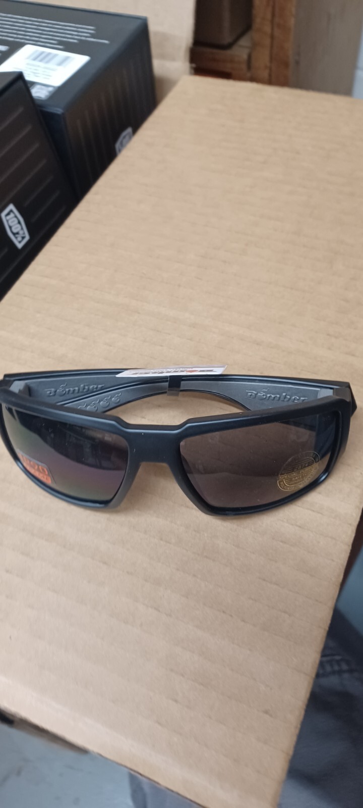 Bomber Boogie Bomb Sungalsses Matte Black/ Smoke Safety Pc Safety Lens