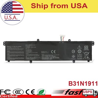 B31N1911 Battery for ASUS 0B200-03580000 0B200-03750000 B0B200-03580300 11.55V