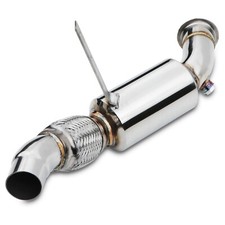 TUBO DOWN ACCIAIO INOX DECAT DE CAT CATLESS PER BMW X3 E83 2.0D M47 2005-2007