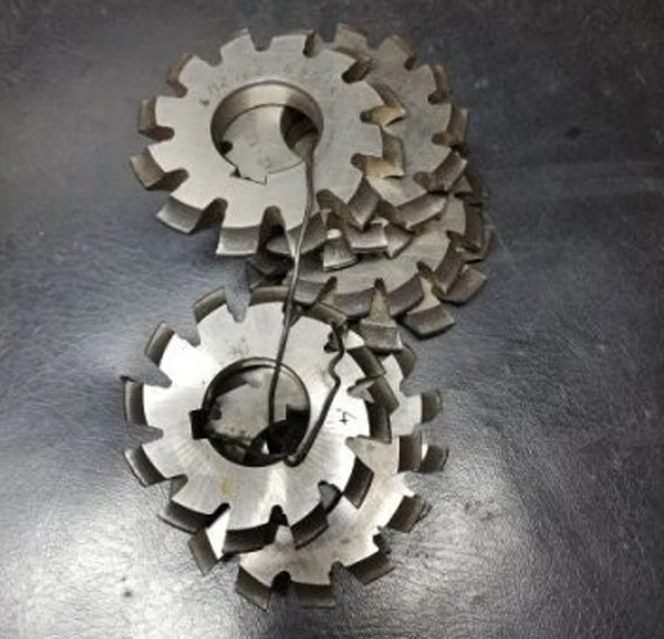 Modulfräser HSS Satz von 8 M0,25 bis M9 20° Walzenfräser Zahnradfräser - Bild 4 von 4