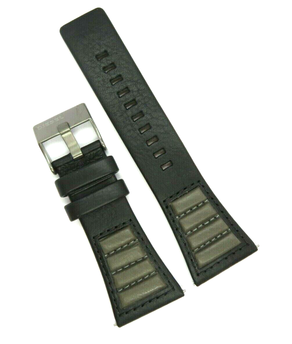 DIESEL Original Replacement Leather Strap DZ7385 Watch Strap 30Mm Black