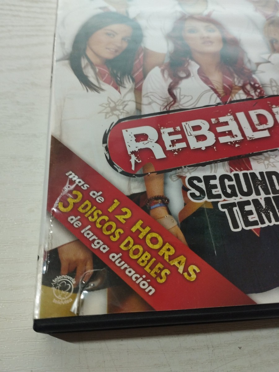 Rebelde RBD Second Season - 3 x DVD Spanish English NTSC