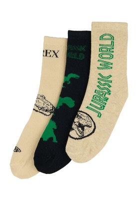 Jurassic World T-Rex Kinder Socken 3 Paar