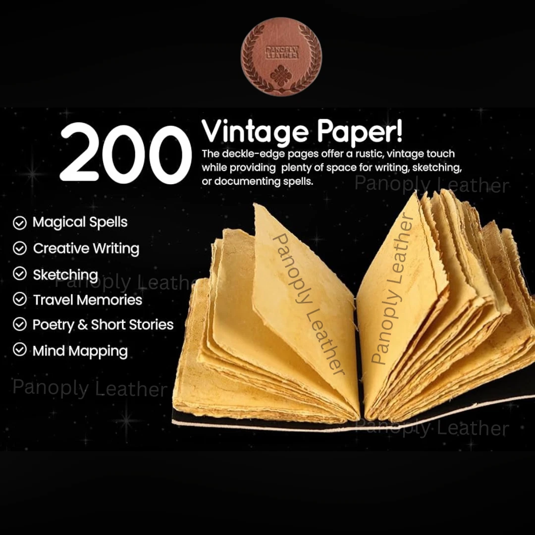 Panoply Leather Journal Back Cover