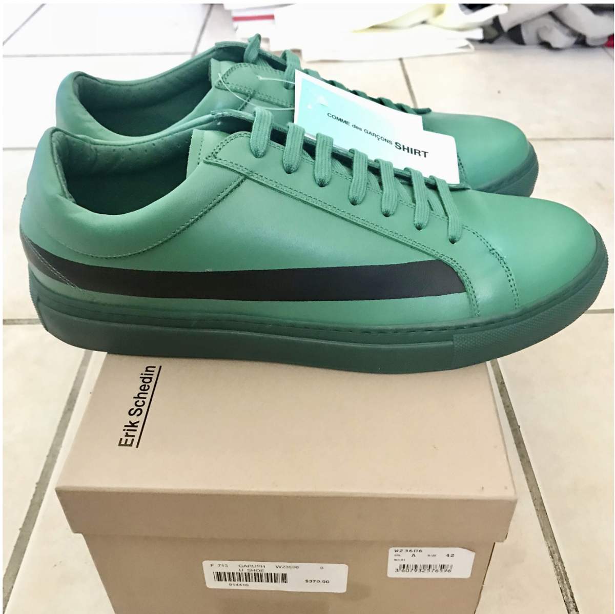 Comme Des Garcons Shirt X Erik Schedin Low Top Shoes | eBay