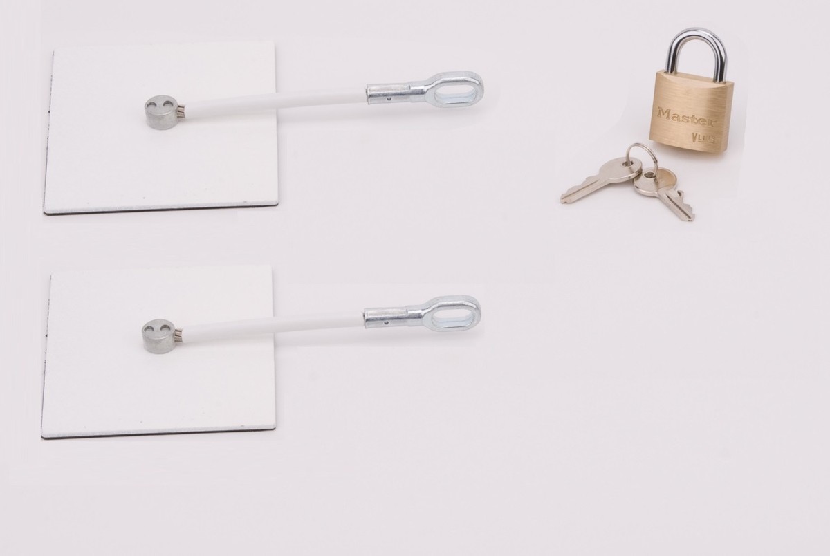 Marinelock White Chest Freezer Lock with Padlock | eBay