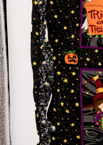 Halloween Fabric Trick or Treat Children Wearing Costumes 42" Wide x 3.55 Yds - Picture 5 of 9