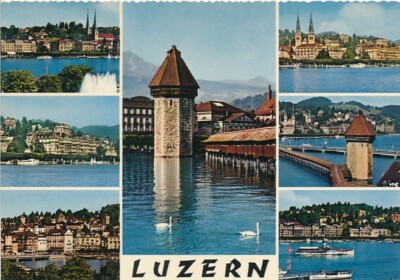 alte AK Luzern 7 Ansichten ungelaufen Ansichtskarte E3286f