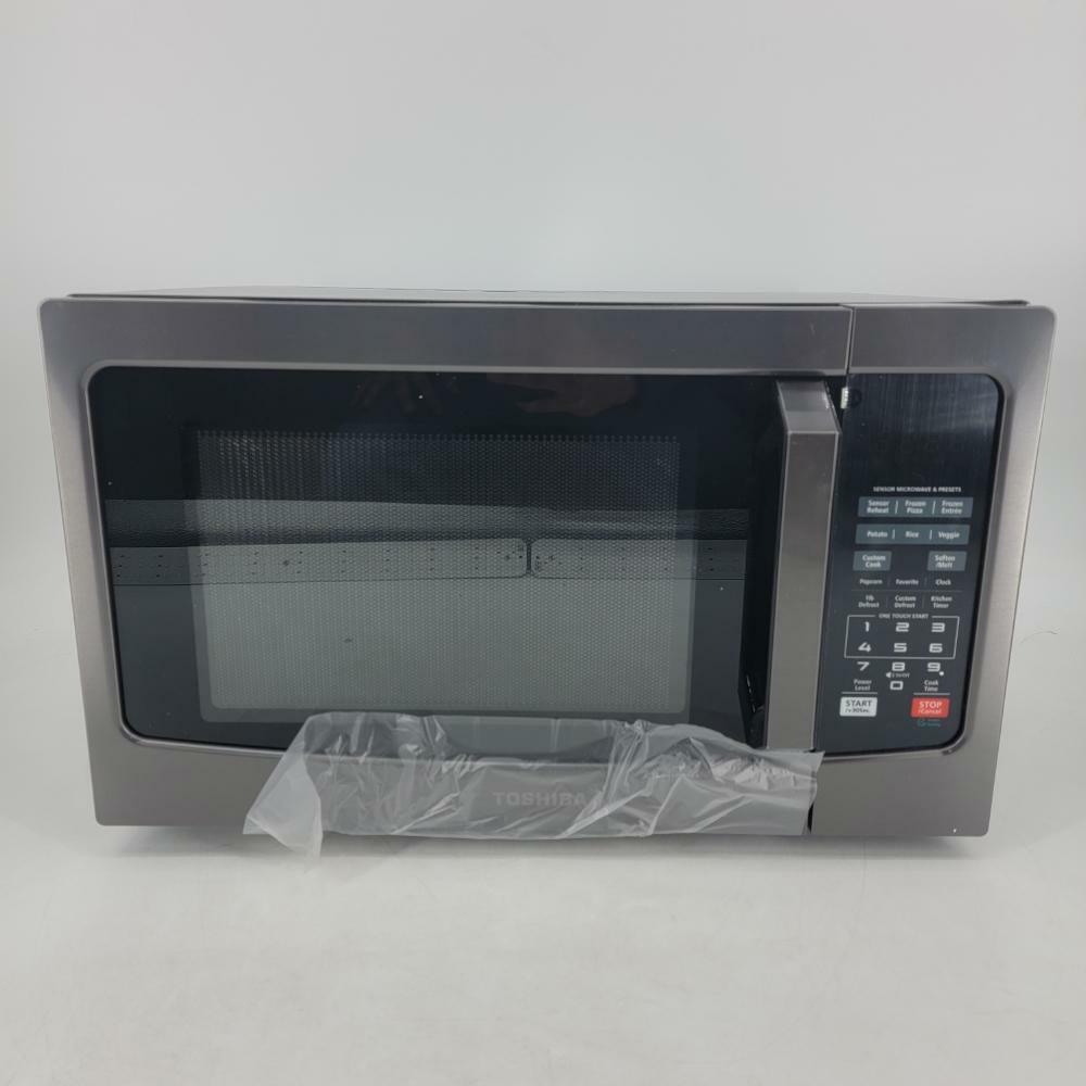 Toshiba EM131A5CBS 1.2 cu ft Microwave Oven Black Stainless Steel