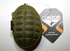 CONDOR TACTICAL GRENADE KEYCHAIN/AIRPOD POUCH MULTI PURPOSE POUCH OD GREEN NEW
