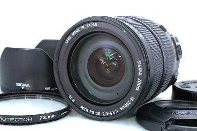 [Excellent+++++] Objectif Sigma 18-200 mm F3,5-6,3 DC OS HSM AF pour Nikon du... - Photo 1/4