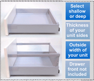 Replacement Kitchen Drawers Soft Close Drawer Box Kit All Sizes