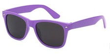 Purple  Kids Childrens 80's Classic Retro Sunglasses Age 3 - 10 Years Old