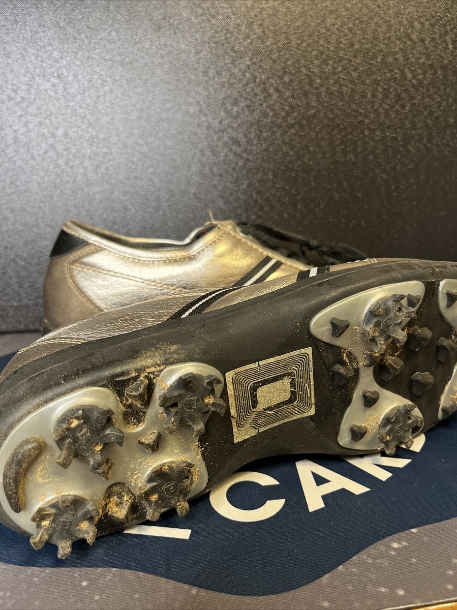 BALLY GOLF CHALLENGE Size 9.5 SILVER SHOES LEATHER WOMEN GOLF