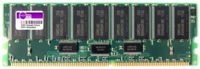 512MB Samsung DDR1 RAM PC1600R 200MHz CL2 ECC Reg Server Memory M383L6420CT1-CA0