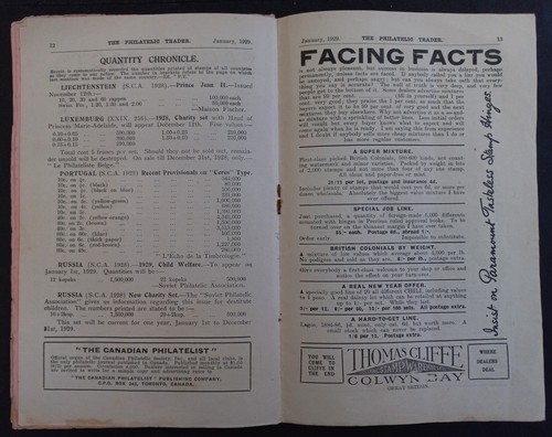 1929 Great Britain Philatelic Trader and Fraud Reporter Booklet - Bild 8 von 9