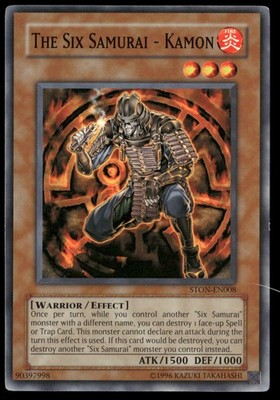 The Six Samurai - Kamon STON-EN008 Common / Short Print Yu-Gi-Oh Unlimited NM