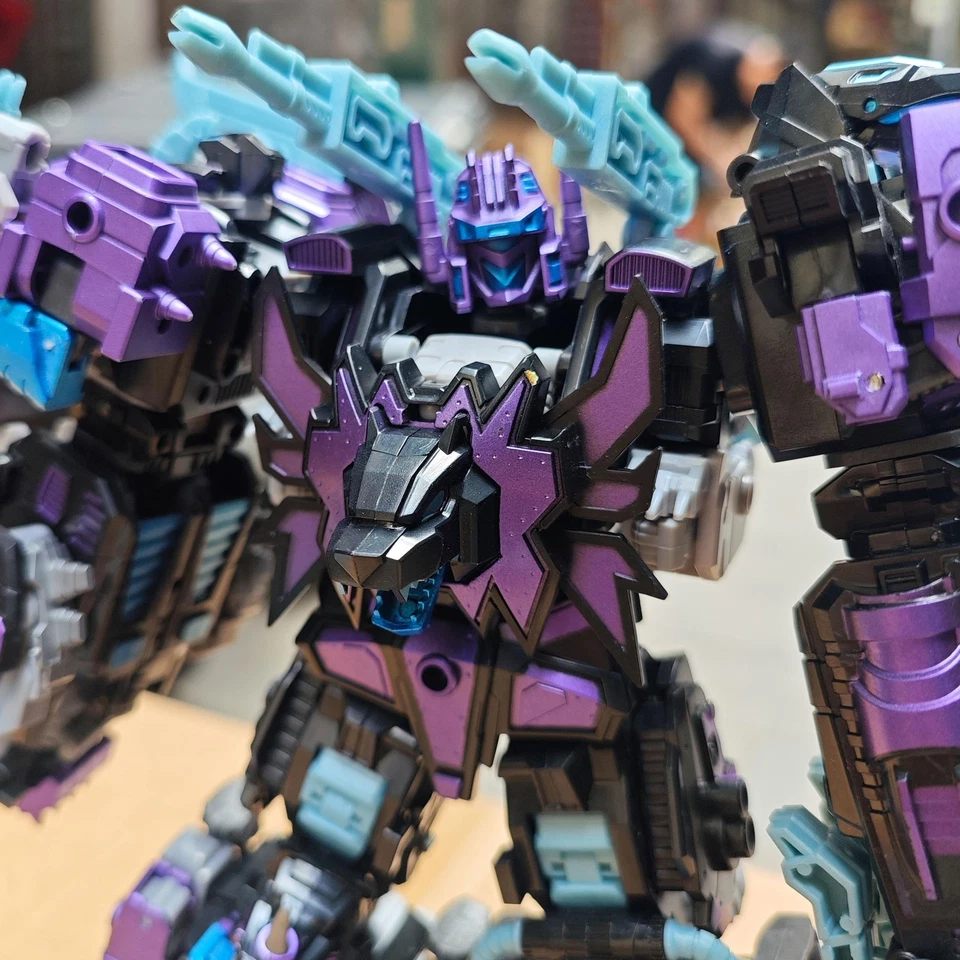 Figura de acción Tengyang 30 cm Dark Predaking Transformers Predacons 5 en 1 juguetes Foto 2 de 4