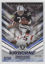 2017 Panini Rookies & Stars Airborne True Blue 8/49 Marcus Allen #3 HOF n1u