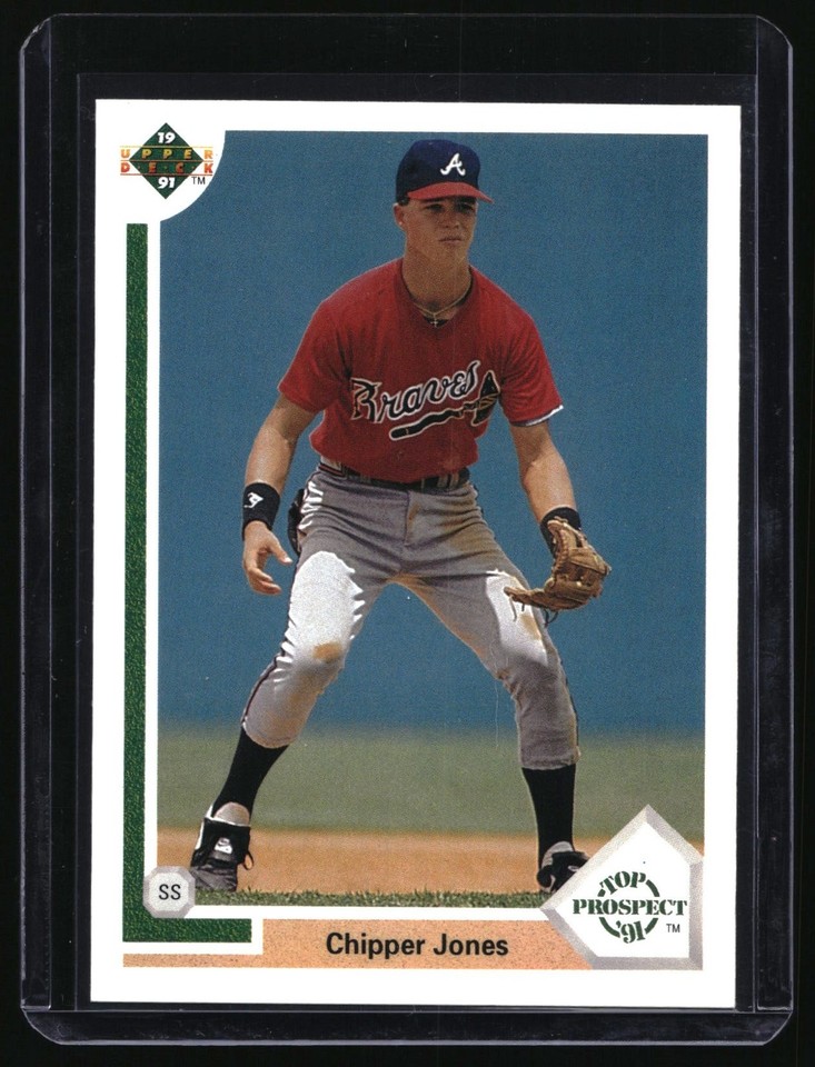 1991 Upper Deck #55 Chipper Jones 1991 Upper Deck #55 Chipper Jones