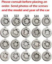 Wheel Lock Lug Nut Anti Theft Screw Lugnut Socket Removal Key For Volkswagen New Wheel Lock Lug Nut Anti Theft Screw Lugnut Socket Removal Key For Volkswagen New