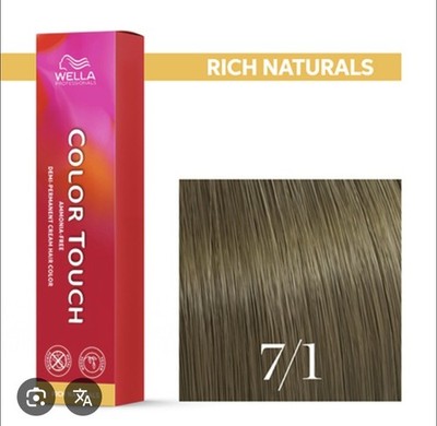 Wella Professionals Color Touch Haarfarbe 7/1 Mittelblond 60 Ml