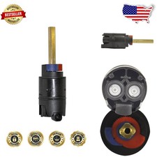 Glacier Bay Faucet Cartridge Black - Leak Elimination, Low Lead, Durable Plastic