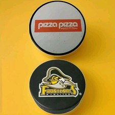 KINGSTON FRONTENACS VINTAGE RARE ONTARIO #1 PIZZA 🍕 SPONSOR INGLASCO PUCK 
