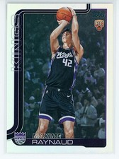 2025-26 Topps NBA Maxime Raynaud Holo Foil Rookie RC #243 Sacramento Kings