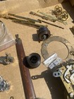 box of antique clock parts lot vintage — photo 7