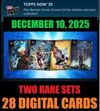 TOPPS NOW DECEMBER 10, 2025 TWO RARE SETS - TOPPS MARVEL COLLECT