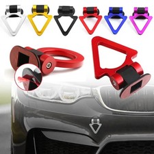Red Car Ring Track Racing Style Tow Hook Look Decoration Accessories Universal.