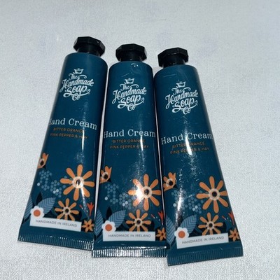 3 Sealed The Handmade Soap Hand Cream, Bitter Orange, Pink Pepper & Hay 