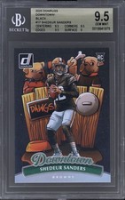 2025 SHEDEUR SANDERS DONRUSS DOWNTOWN 1/1 Black #17 BGS 9.5