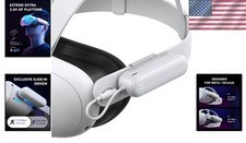 VIYISI Battery Pack for Meta Quest 3/3S and Oculus Quest 2, 5000mAh Extended