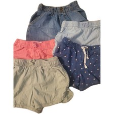 Girl Shorts Size 8 Carter, Children's Place, and Hudson Lot Of 5