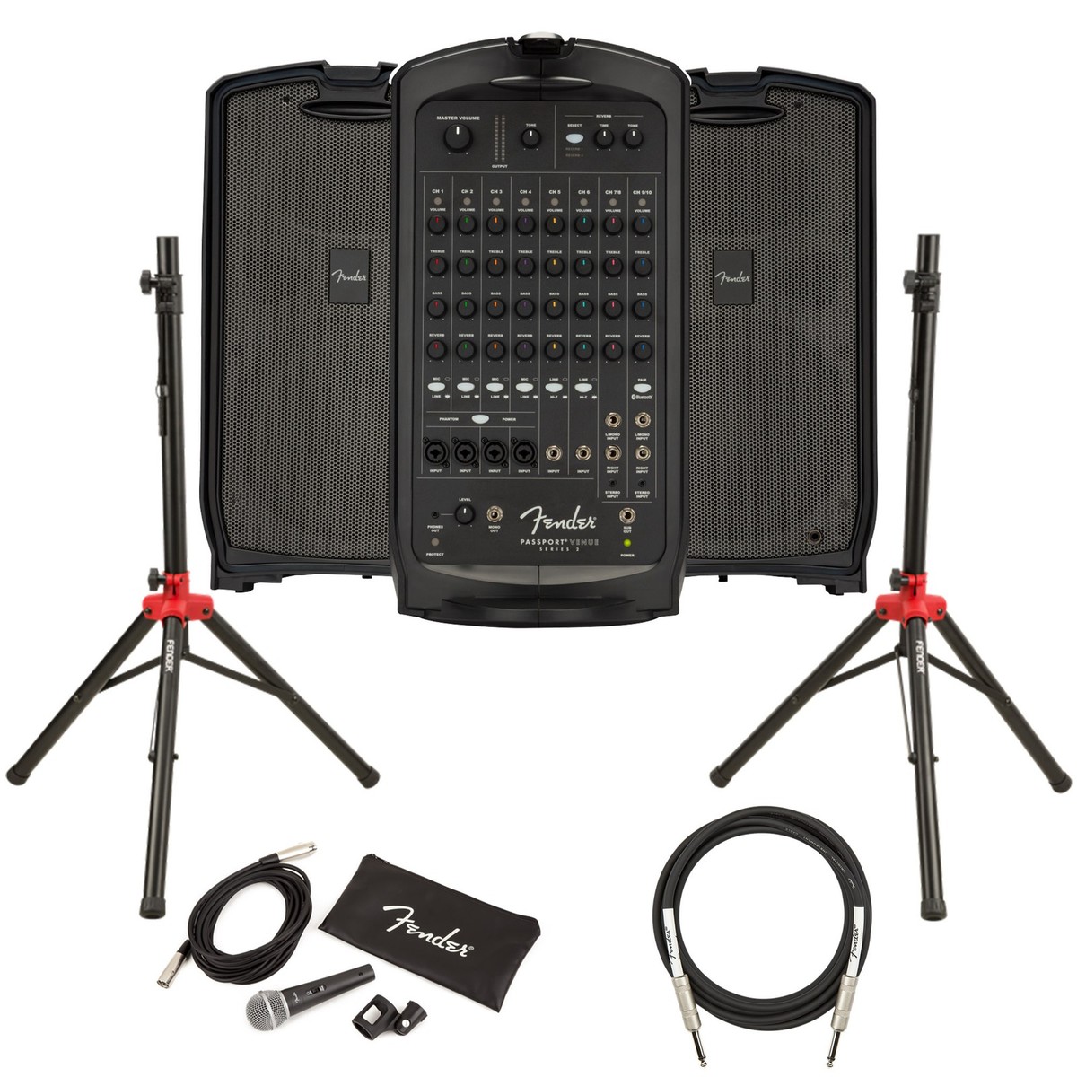 Fender Passport フェンダー パスポート PAセット PAシステム PA】New Fender 簡易PAシステム「Passport」シリーズ