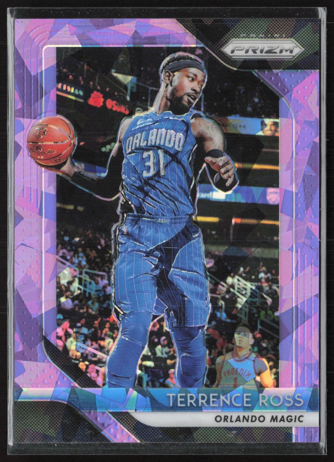 2018-19 Panini Prizm Terrence Ross Prizms Purple Ice /149 Orlando Magic #149