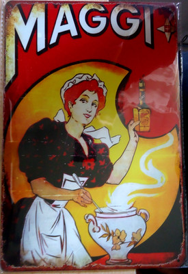 MAGGI   WÜRZE     30 x 20 cm Metallschild