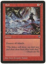 MTG Boil Tempest Uncommon MP