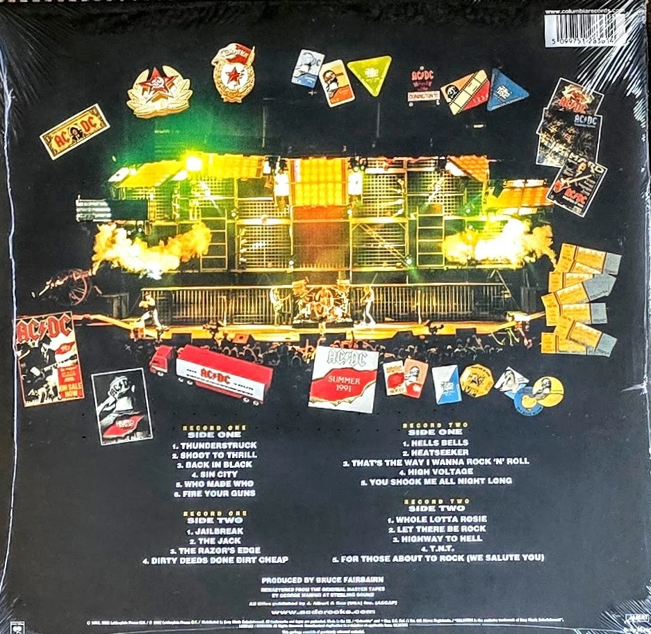 AC/DC LIVE - GOLD COLOURED VINYL 2-LP SET " NEW, SEALED " 50TH ANNIVERSARY - Image 2 of 2