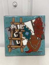 Vintage 1999 Earthtones Krit Tile “Chilies” Trivet Wall Decor Made In USA