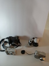 Digital Camera Lot Hp Powershot Ge Nikon Lot Of 4 For Parts