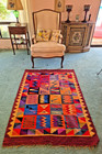 PERU INCAN CALENDAR RUG / TAPESTRY, 44" x 60", Handcrafted Mint! — photo 4