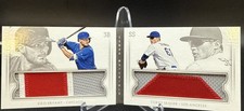 2015 National Treasures Combo Materials C. Seager K. Bryant Dual Patch RC /10