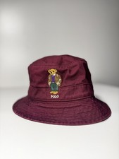 Polo Ralph Lauren Bucket Hat. Size S/M (58 cm). Purple. Clearance