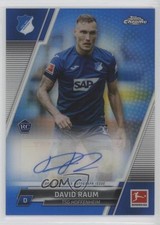 David Raum Chrome Bundesliga 2021 Blue Refractor /299 Auto
