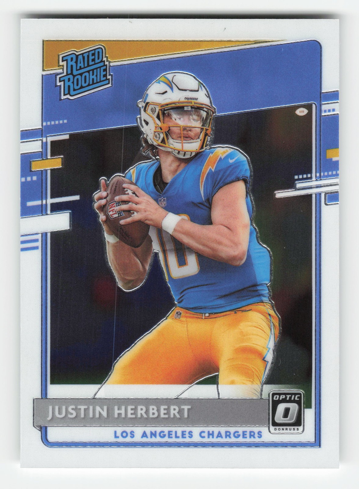 2020 Donruss Optic #153 Justin Herbert Rated Rookie