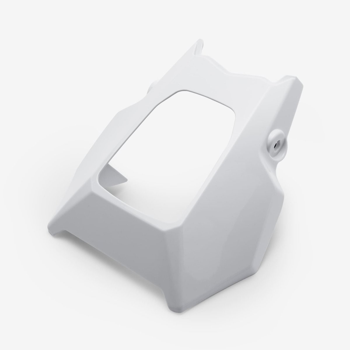 Headlight Panel White Front Headlight Fairing ABS Screw-on Easy Installation