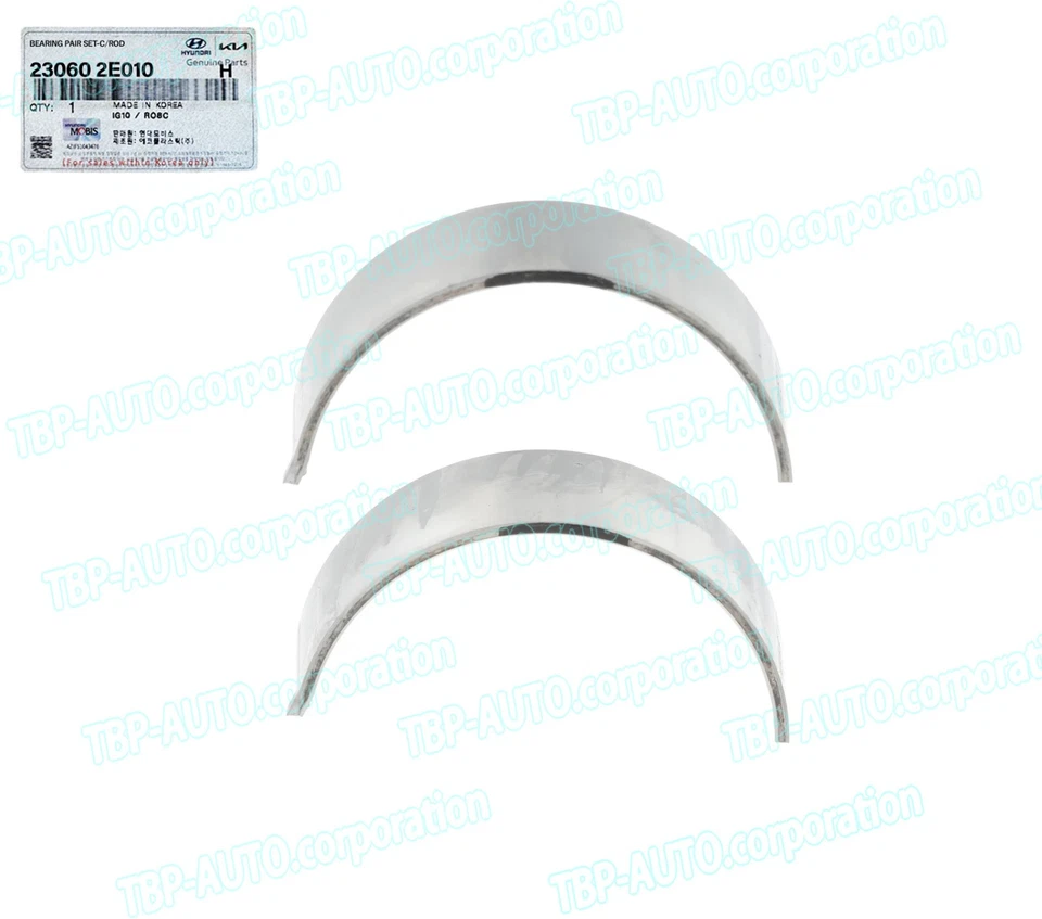 Fabricante de equipos originales 4 pares de rodamientos de varilla de conexión STD 12-16 Hyundai Elantra Kia Soul 230602E010 Foto 4 de 4